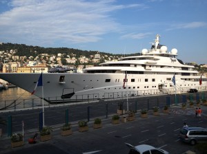 Topaz boat Limousine Nice Airport